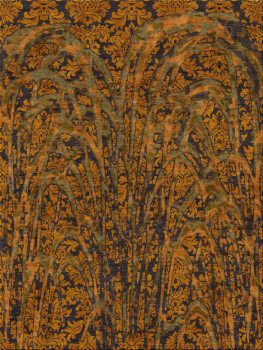 David Setlow 7029-FountainDamask - handgefertigter Teppich,  tibetisch (Indien), 100 Knoten Qualität